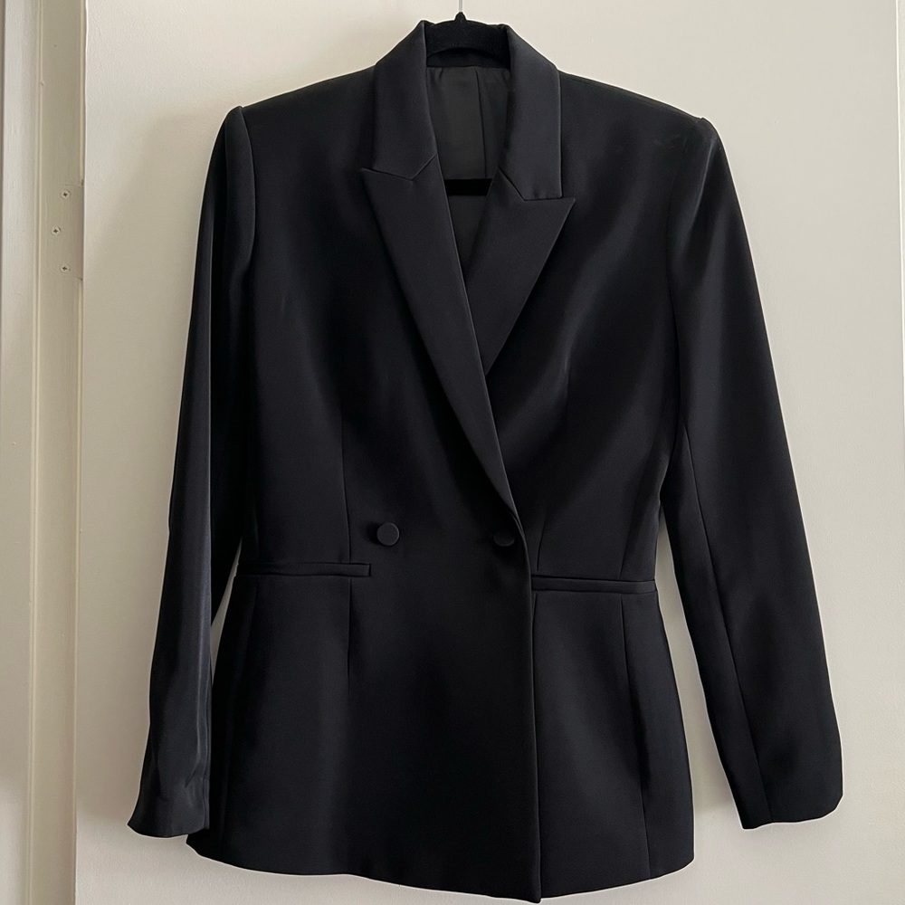 & Other Stories Black Double Breasted Blazer